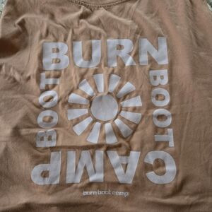 Burn Boot Camp Tan Tank Top